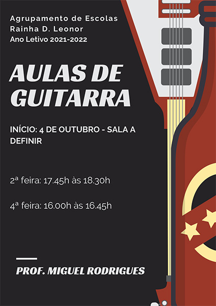 Cartaz Guitarra 2122 rdl
