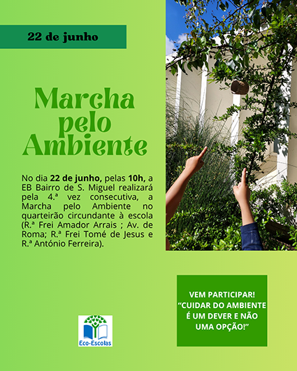 Cartaz Marcha pelo Ambiente
